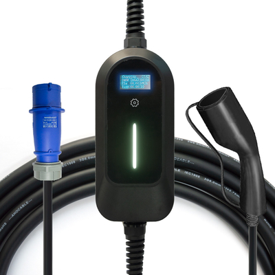 EVCOME 가지고 다닐 수 있는 Ev 충전기 (3.5KW 7KW 11KW 맥스 32A 아주테이블) 5M 또는 주문 제작된 케이블 OEM ODM
