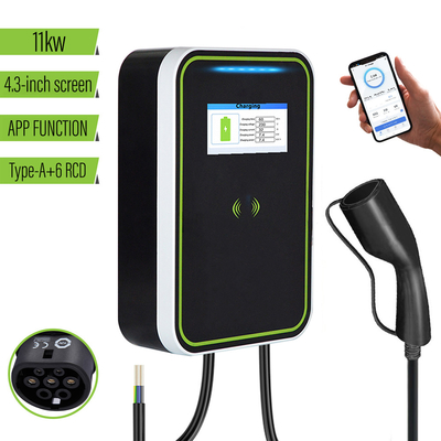 App ev 충전기 뒷 판넬  7 kw 접지누전보호구반영 OEM ODM과 전기 자동차 뒷 판넬 충전기 펄서 플러스 PC 본체